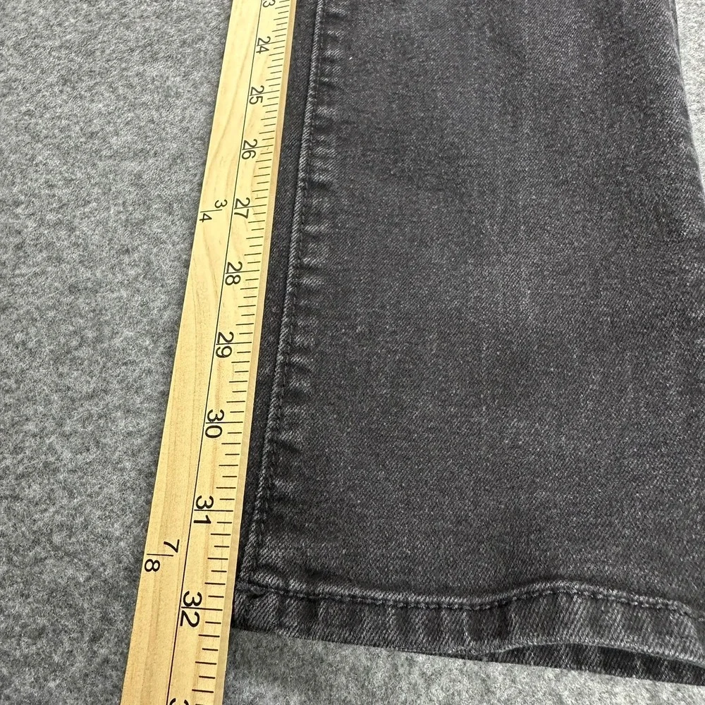 True Religion JACK Mens‎ Size 33 Skinny Tapered Distressed Black No Flap Jeans